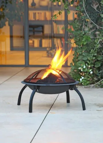 Bild: Mobile Lagerfeuer für die Terrasse