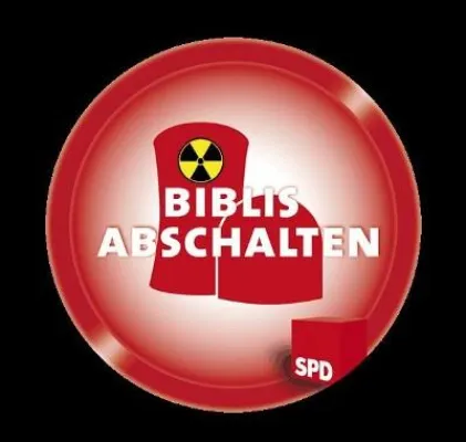 Bild: Hände weg vom Atomausstieg - SPD beteiligt sich an Biblis-Umzingelung am 24. April