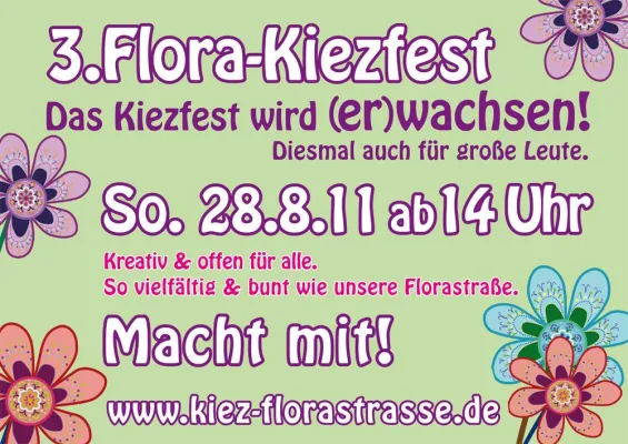 Bild: Bereits zum dritten Mal präsentiert sich das Flora-Kiezfest am Sonntag dem 28.08.2011