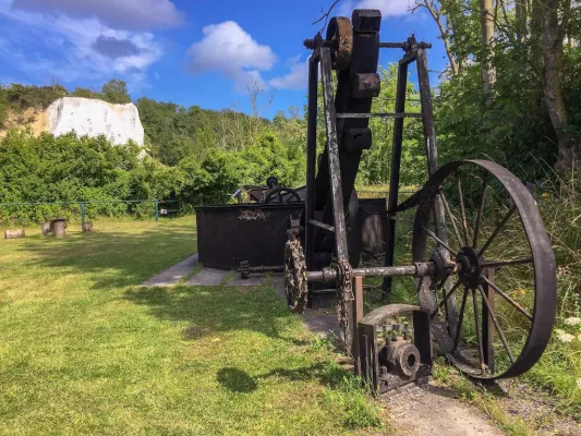 Bild: Lehrpfad führt von Europas einzigem Kreidemuseum zum Kleinen Königsstuhl