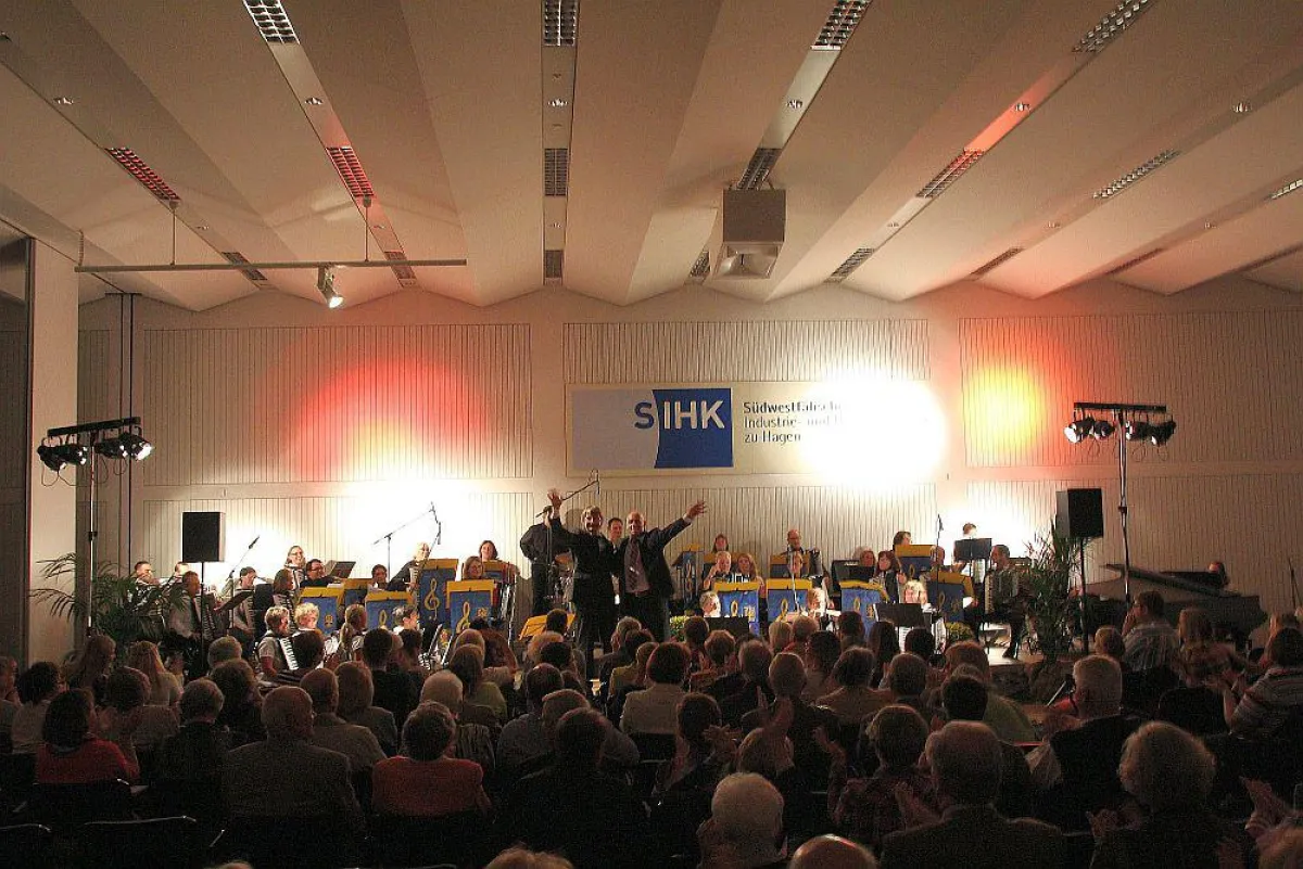 Hagener Akkordeon-Orchester, Harmonika-Spielring Baiersbronn, Jürgen Bortloff, Jürgen Lollert