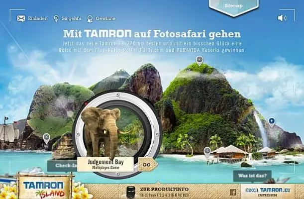 Bild: Netzbewegung gewinnt mit Tamron Island erneut den FWA Award