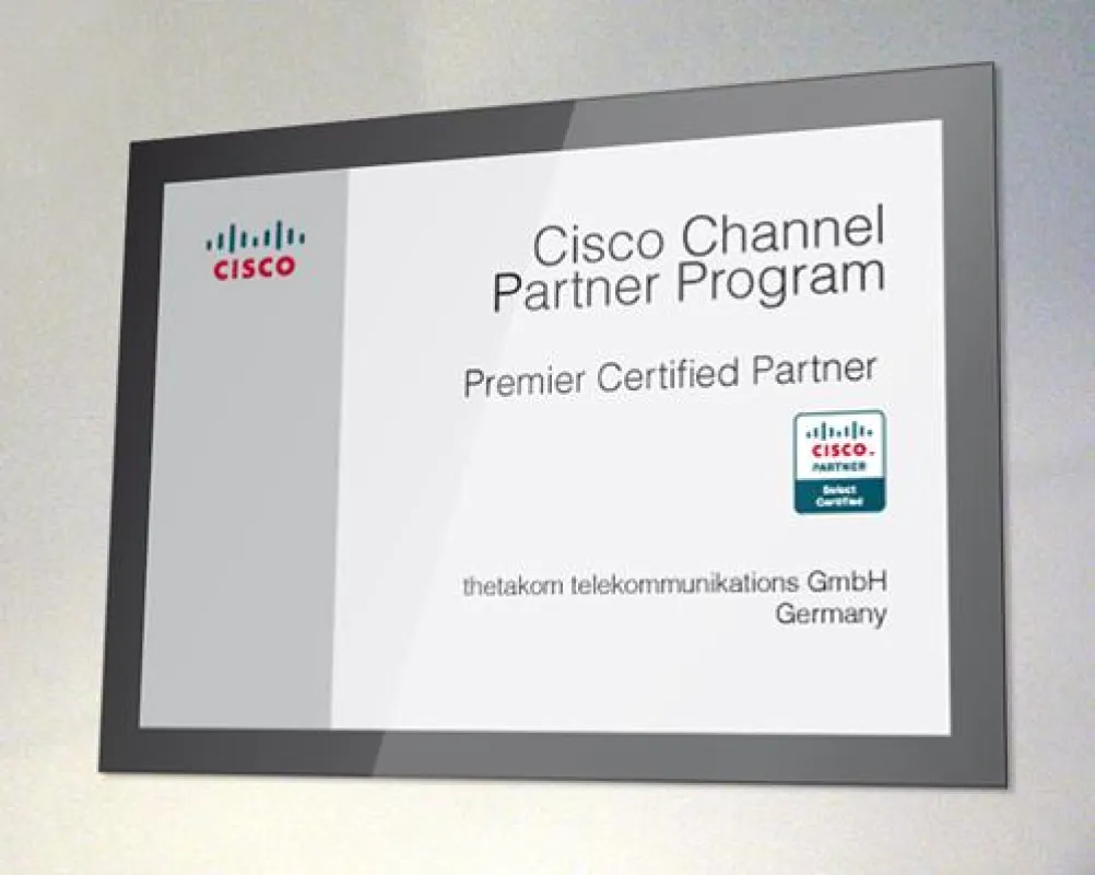 thetakom. & CISCO feiern 10-jährige Partnerschaft