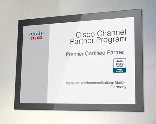 Bild: thetakom. und CISCO feiern 10-jährige Partnerschaft