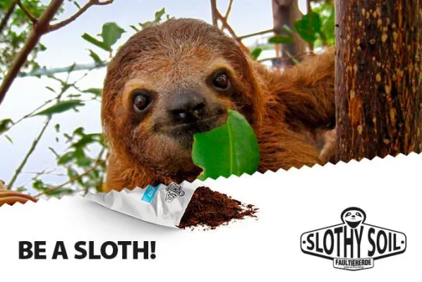 Bild: Faultiererde - Slothy Soil auf Kickstarter