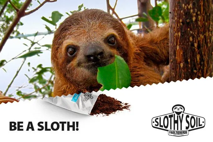 Faultiererde - Slothy Soil auf Kickstarter Bild: Faultiererde - Slothy Soil auf Kickstarter