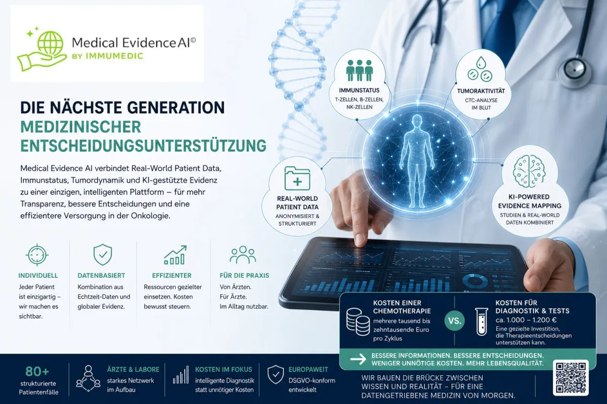medical evidence ai - by IMMUMEDIC (© IMMUMEDIC Limited/ Andreas Rach)