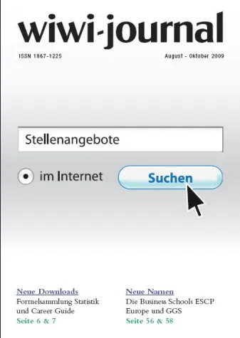 Bild: „Surfen nach Jobs“ – WiWi-Journal zu Stellensuche via Internet