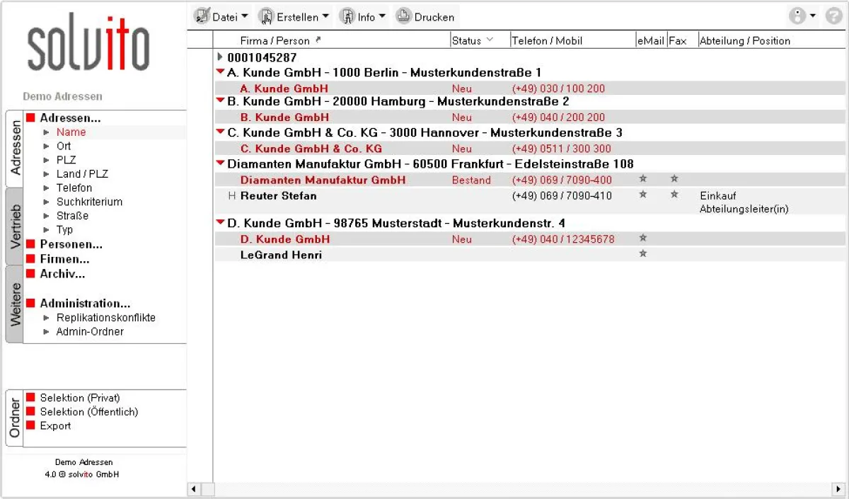 solvito.CRM Modul