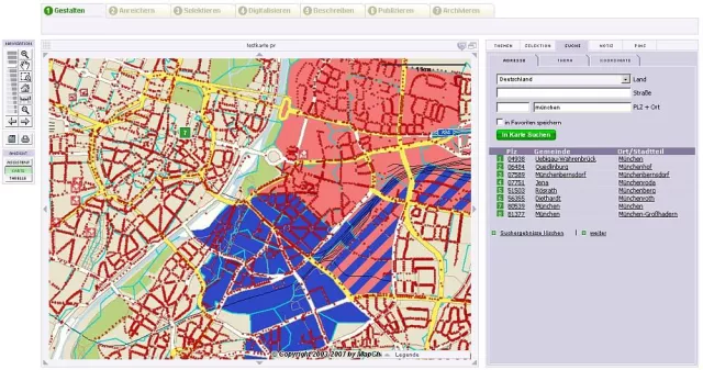 Bild: Neue Maßstäbe im webbasierten Geomarketing und in der Mediaplanung mit der neuen MapChart Manager Version