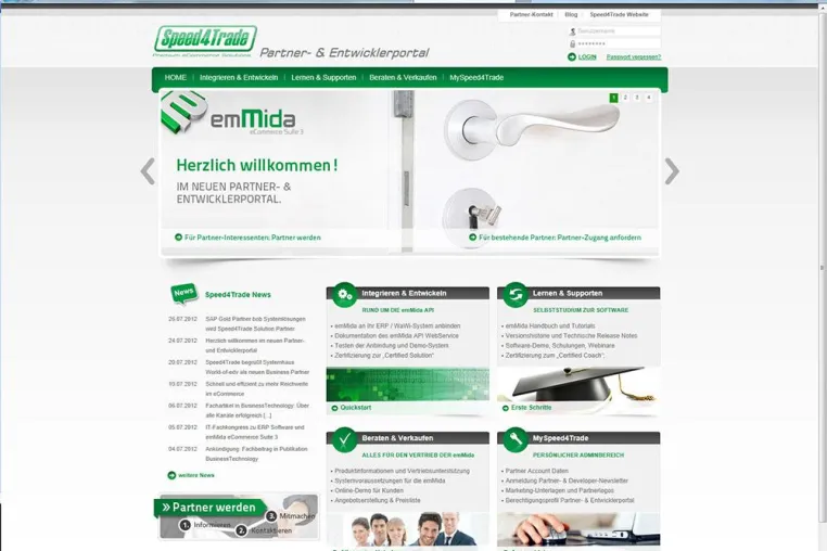 Speed4Trade startet neues Partner- und Entwicklerportal Bild: Speed4Trade startet neues Partner- und Entwicklerportal