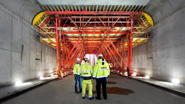 Bild: Unterwassertunnel verbindet Ufer des Göta älv River
