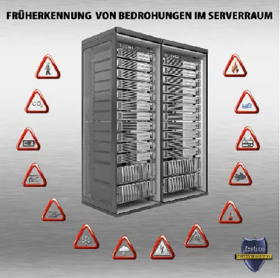 Bild: Serverraum Überwachung mit IT-Security Lösungen von Zertico