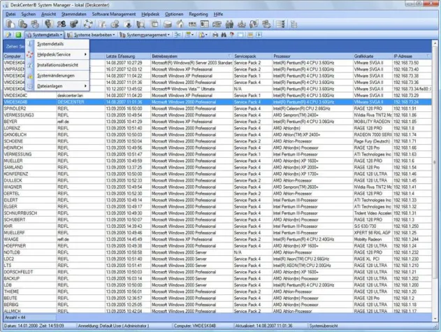 DeskCenter Management Suite auf der CeBIT 2008 Bild: DeskCenter Management Suite auf der CeBIT 2008
