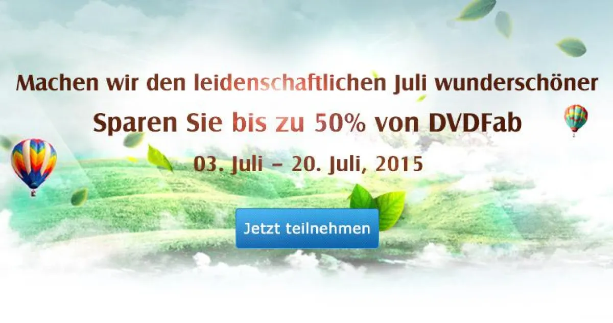 DVDFab Juli Angebot
