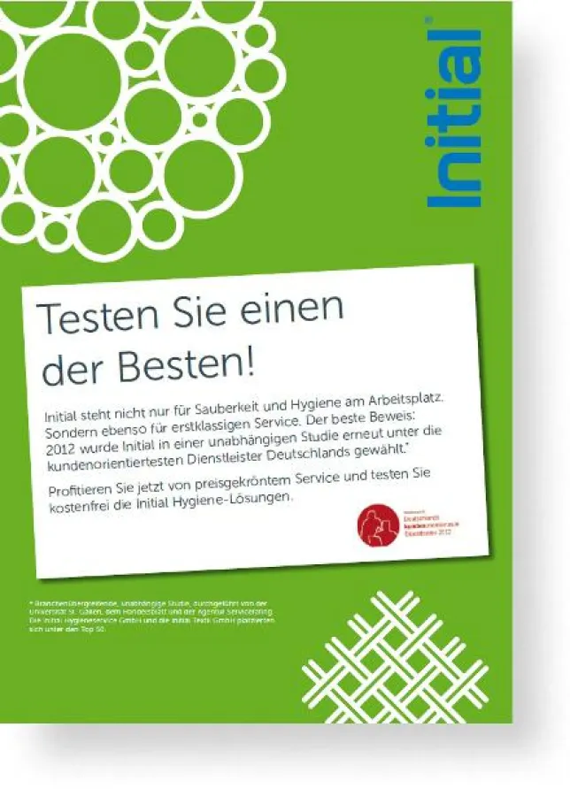 Interessenten können jetzt Service-Produkte des Hygiene-Experten kostenlos testen.