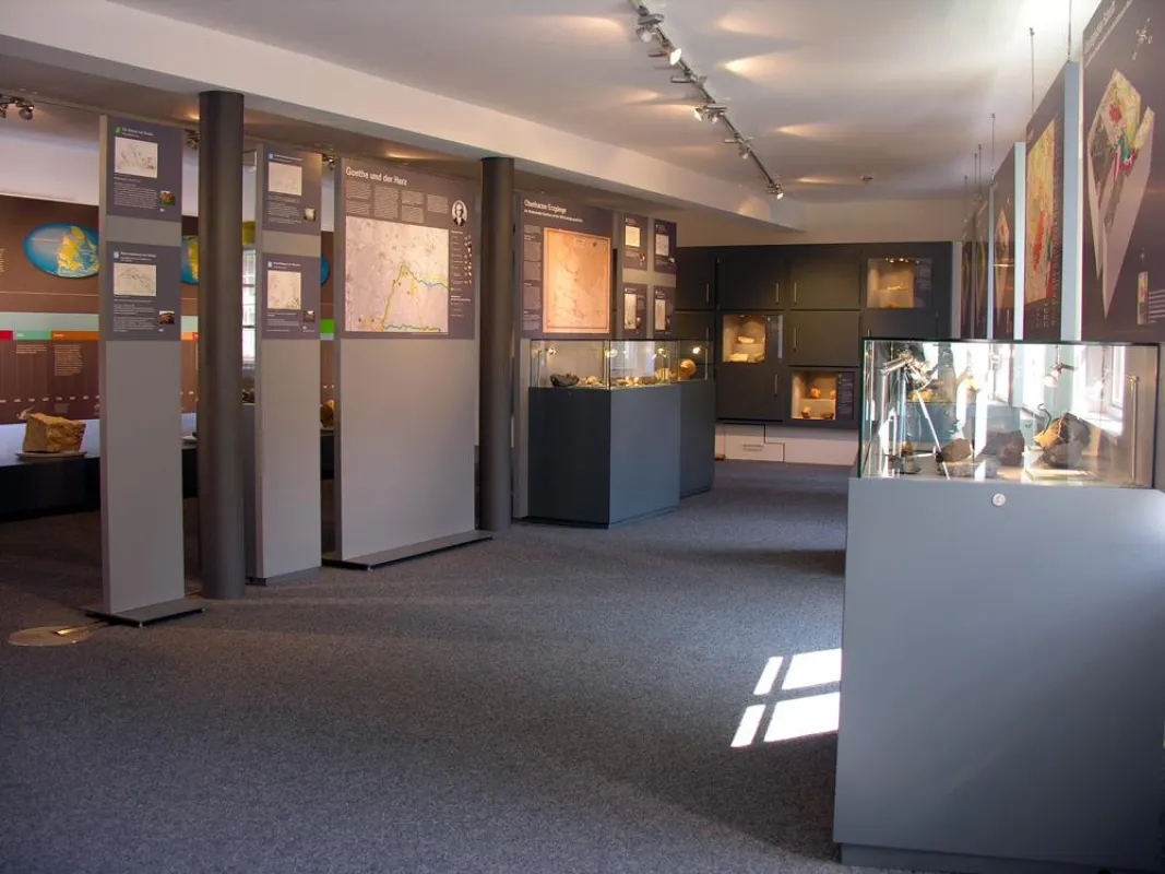 Blick durch die Ausstellungsebene