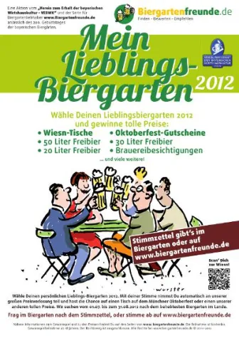 Bild: Lieblings-Biergarten 2012 gesucht! Bleibt der Titel in Bayern?