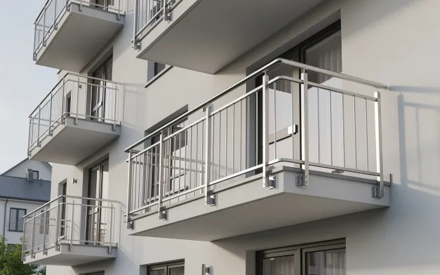 Bild: Moderne Glasgeländer und ihre Anforderungen