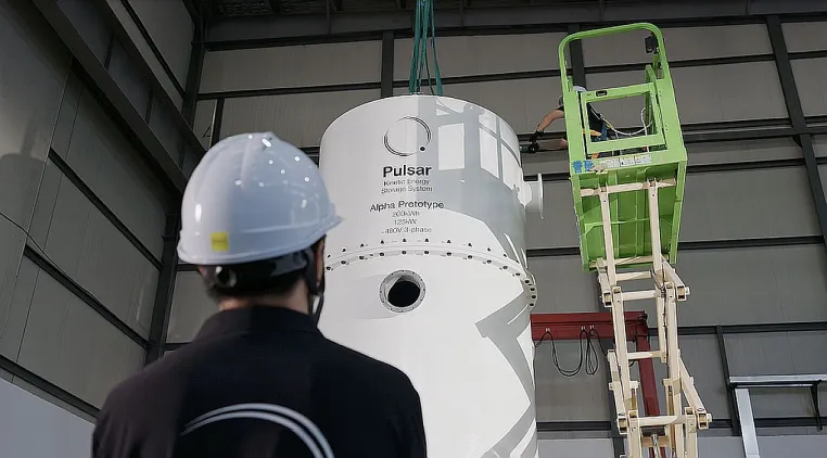Bild: Qnetic baut weltweit größte Testanlage für Schwungradspeicher und montiert ersten 200-kWh-Prototyp