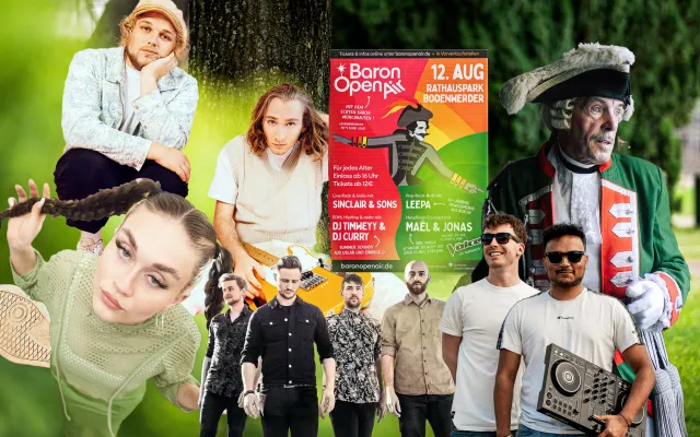 Bild: Bunt, Laut, Prominent - am 12.08. findet das Baron Open Air 2023 in Bodenwerder statt