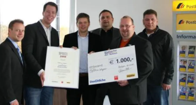 Bild: 42media group aus Garbsen holt sich den Landessieg zum “Mutmacher der Nation”