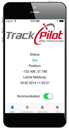 TrackPilot Ortungs-App mit verbesserten Funktionen - jetzt auch für das iPhone erhältlich Bild: TrackPilot Ortungs-App mit verbesserten Funktionen - jetzt auch für das iPhone erhältlich