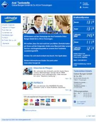 Bild: Aral Tankstelle Trossingen - neue Homepage