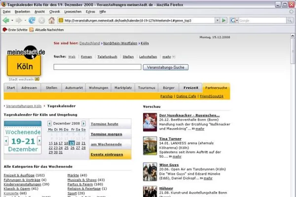 Lokaler, bunter und flächendeckend - Veranstaltungschannel von meinestadt.de hat sein Angebot verdoppelt Bild: Lokaler, bunter und flächendeckend - Veranstaltungschannel von meinestadt.de hat sein Angebot verdoppelt