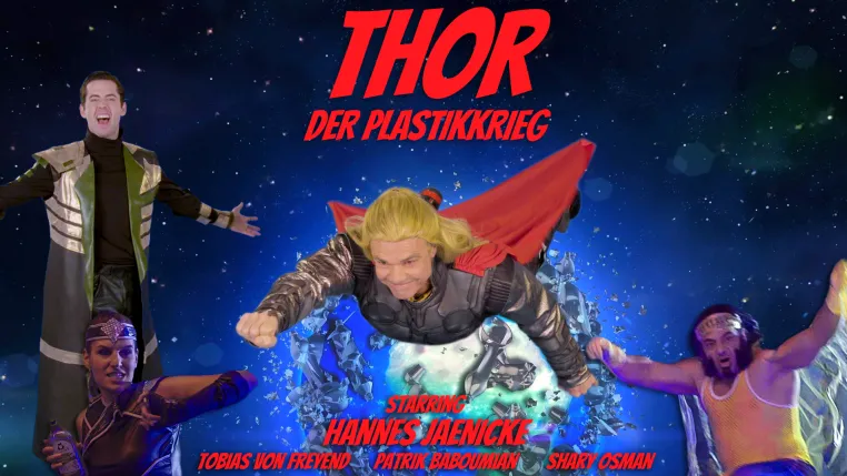 Bild: Hannes Jaenicke - Mit Satire und Superhelden gegen Pyrolyse und Plastikvermüllung