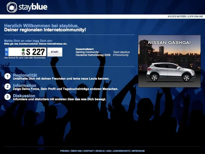 Regionale Zielgruppen - Online-Werbevermarkter netpoint media vermarktet Regionen-Schwergewicht stayblue Bild: Regionale Zielgruppen - Online-Werbevermarkter netpoint media vermarktet Regionen-Schwergewicht stayblue