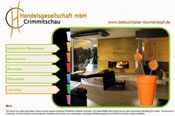 Bild: Ein beleuchteter Blumentopf fürs Sommerfest