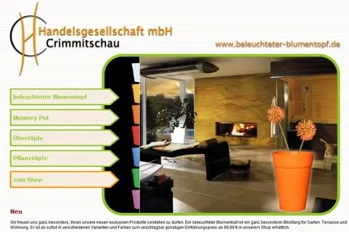 Bild: Ein beleuchteter Blumentopf fürs Sommerfest