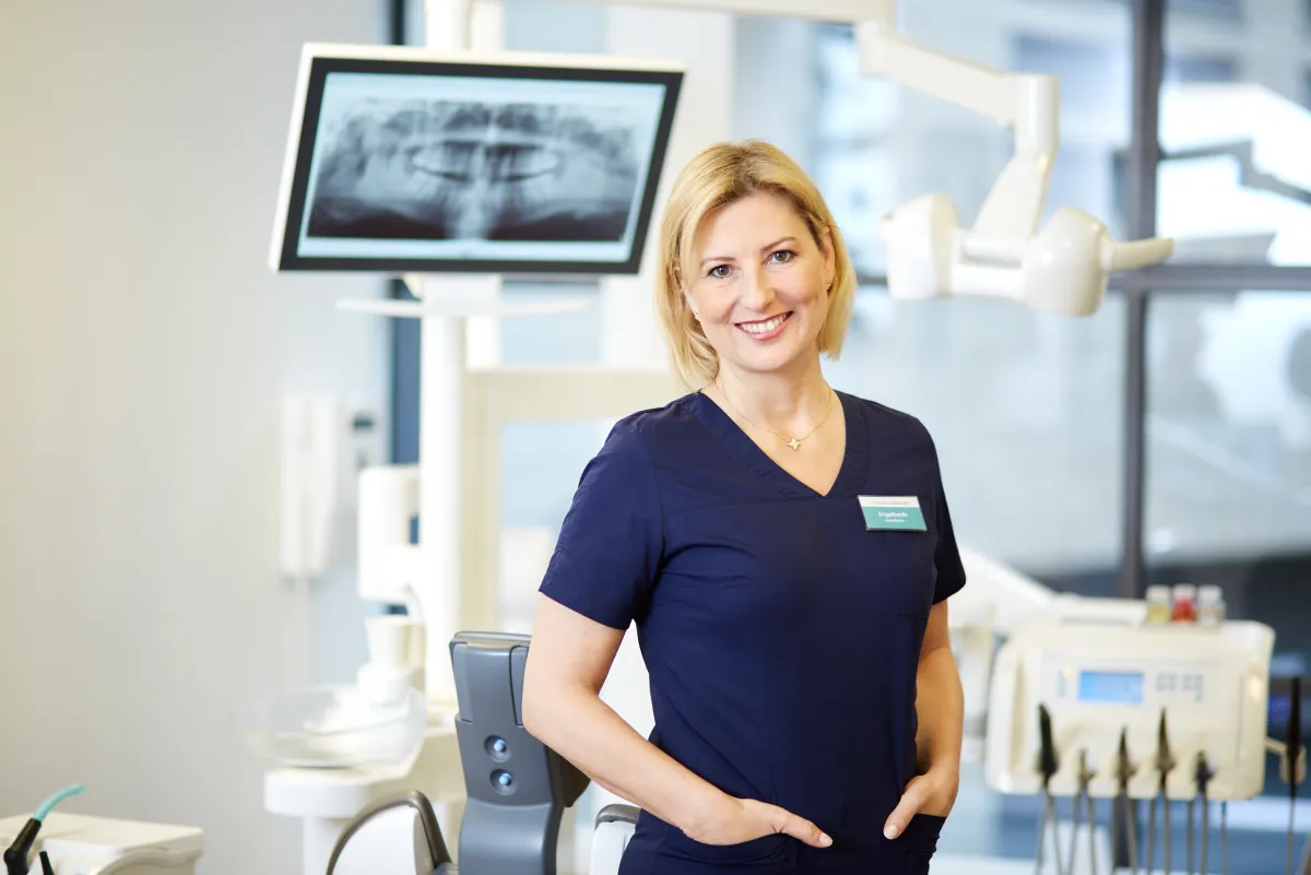 Carola Engelberts ist Zahnärztin aus Leidenschaft. (© richmodent – Zahnärzte Köln)