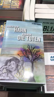 Bild: Die Tarper Autorin Astrid Franke liest am 16. August 2019 in der Hofkita Boreasmühle in Flensburg