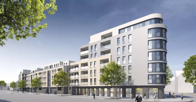 FBW baut 136 schlüsselfertige Einheiten in der Hospitalstraße (Hanau) Bild: FBW baut 136 schlüsselfertige Einheiten in der Hospitalstraße (Hanau)