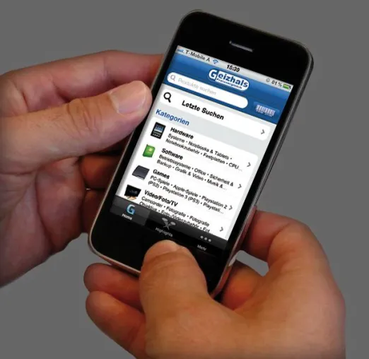 Bild: Geizhals goes iPhone: Kostenlose App macht die Preisvergleichsplattform noch mobiler