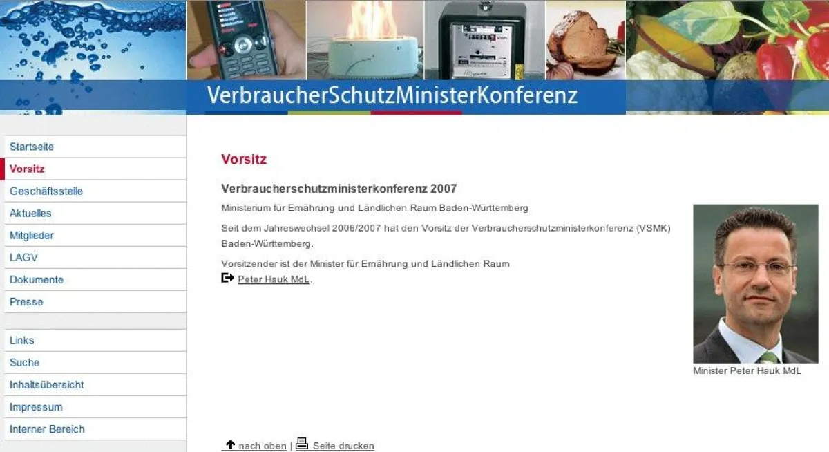 Die barrierefreie VSMK-Website