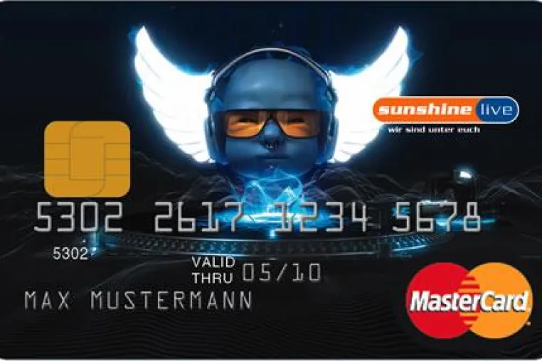 Bild: Radiosender Sunshine Live bietet künftig Zuhörern eine eigene MasterCard