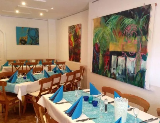 Bild: „Bunt gemischt“ - Ausstellung in "Die Linse" (Krebsmühle, Oberursel)