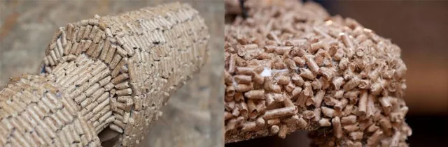 Bild: Moderner Brennstoff Pellets wird zu Wohlfühl-Kunst