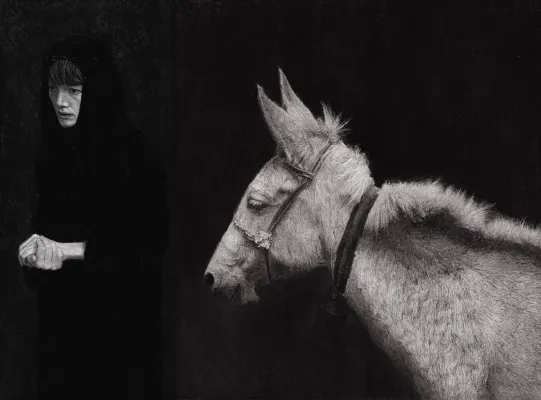 Bild: WENN ICH HEIMWEH SAGE, SAG' ICH TRAUM. Ausstellung & Konzert von Chernaya Rechka und Linda Leine 