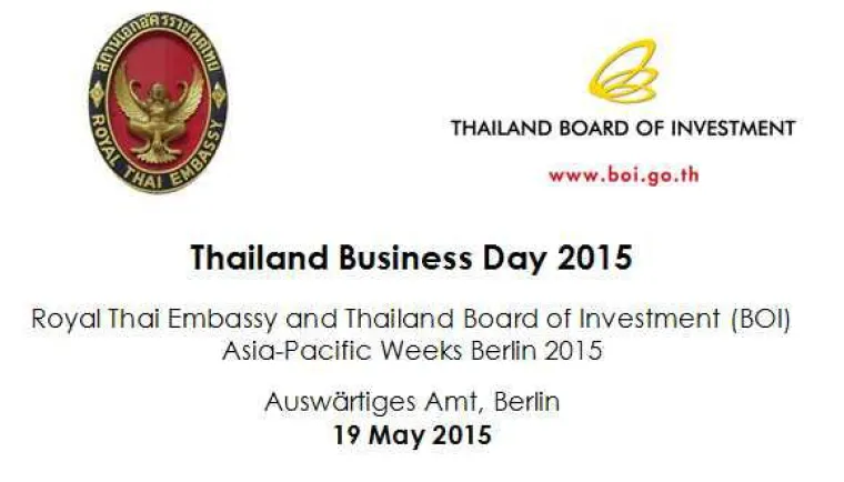 Asien-Pazifik-Wochen 2015: Thailand Business Day Auswärtiges Amt Bild: Asien-Pazifik-Wochen 2015: Thailand Business Day Auswärtiges Amt