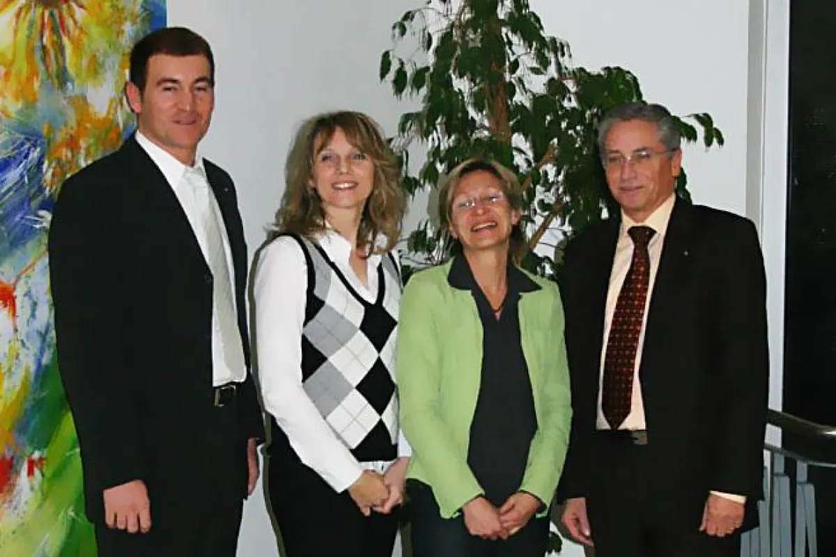 v.l.n.r.: Andreas Nasev, Pia Tischer, Ursula Krämer, Karl-Heinz Crone