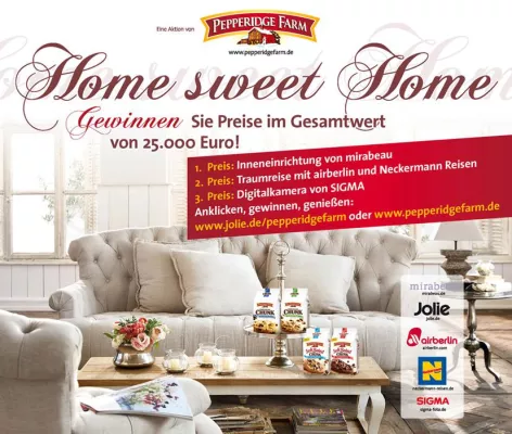 Bild: Große Promotion: Pepperidge Farm „Home sweet Home“