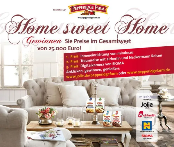 Bild: Große Promotion: Pepperidge Farm „Home sweet Home“