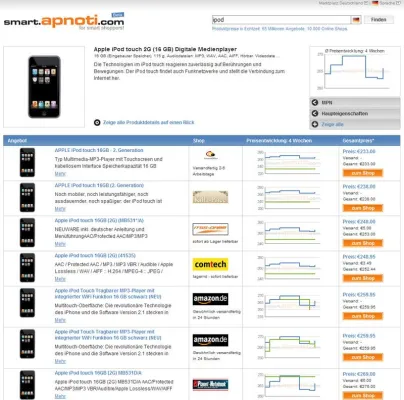 Weltweit erste Preissuchmaschine mit Echtzeit-Technologie geht online Bild: Weltweit erste Preissuchmaschine mit Echtzeit-Technologie geht online