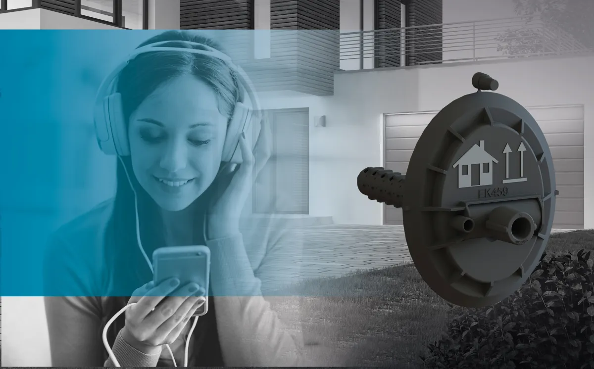 Mit der neuen VarioPipe lässt sich der Anschluss ans Glasfasernetz sicher und flexibel realisieren.