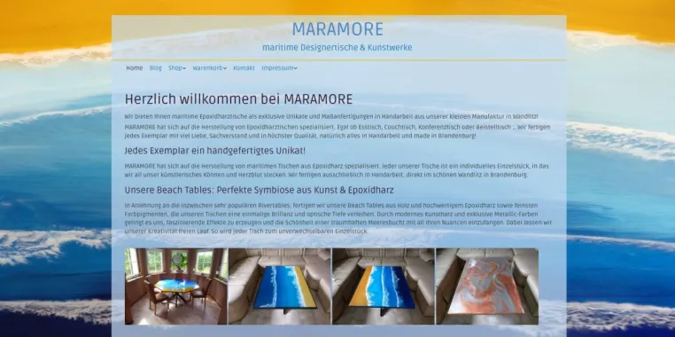 Bild: MARAMORE stellt Serie mit Beach Tables vor