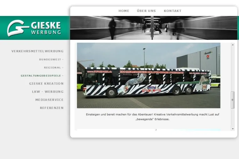 Bild: Neu ausgerichtet - Gieske-Werbung holt die Kunden im Internet ab